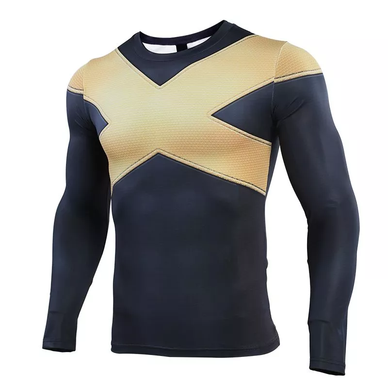 camiseta manga longa x men fenix negra dark phoenix 3d impresso t camisas homens 10 anos atrás, Capitão América 1 era lançado nos cinemas.