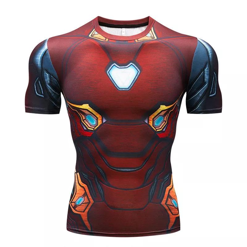 camiseta marvel avengers infinity homem de ferro iron man 3d Camiseta Marvel Cosplay Homem de Ferro Tony Stark
