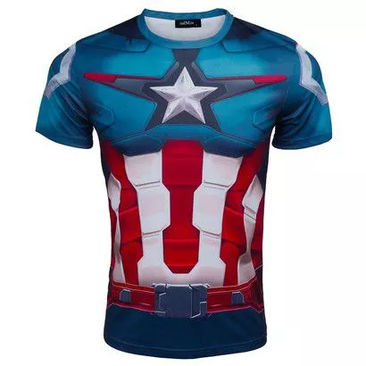 Camiseta Marvel Avengers Vingadores Era de Ultron Capitão América