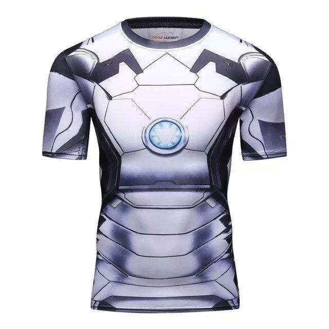 Camiseta Marvel Cosplay Uniforme Iron Man Homem de Ferro
