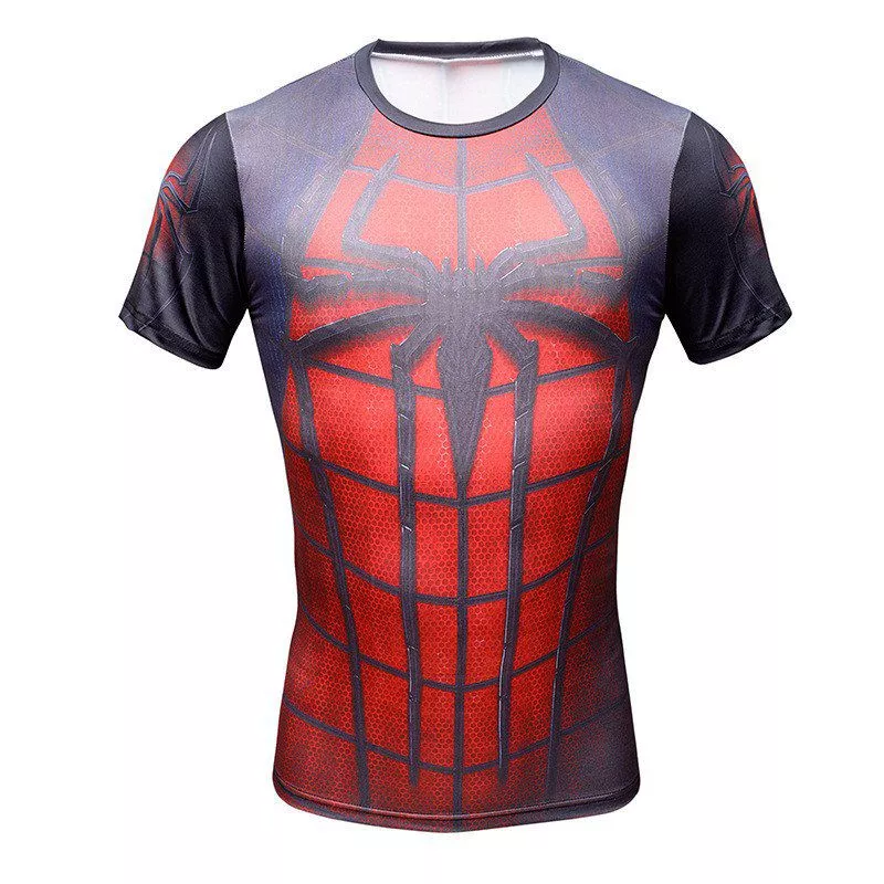 Camiseta Marvel Cosplay Uniforme Spider Man Homem Aranha #1348