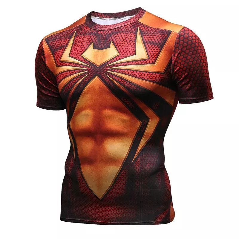 Camiseta Marvel Cosplay Uniforme Spider Man Homem Aranha