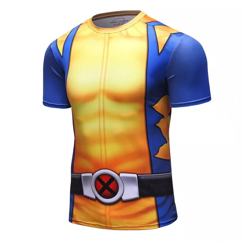 Camiseta Marvel Cosplay Uniforme X-Men Wolverine
