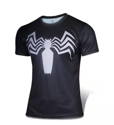camiseta marvel disney homem aranha spiderman venom peter parker shield vingadores Camiseta Cartoon Marvel X-Men