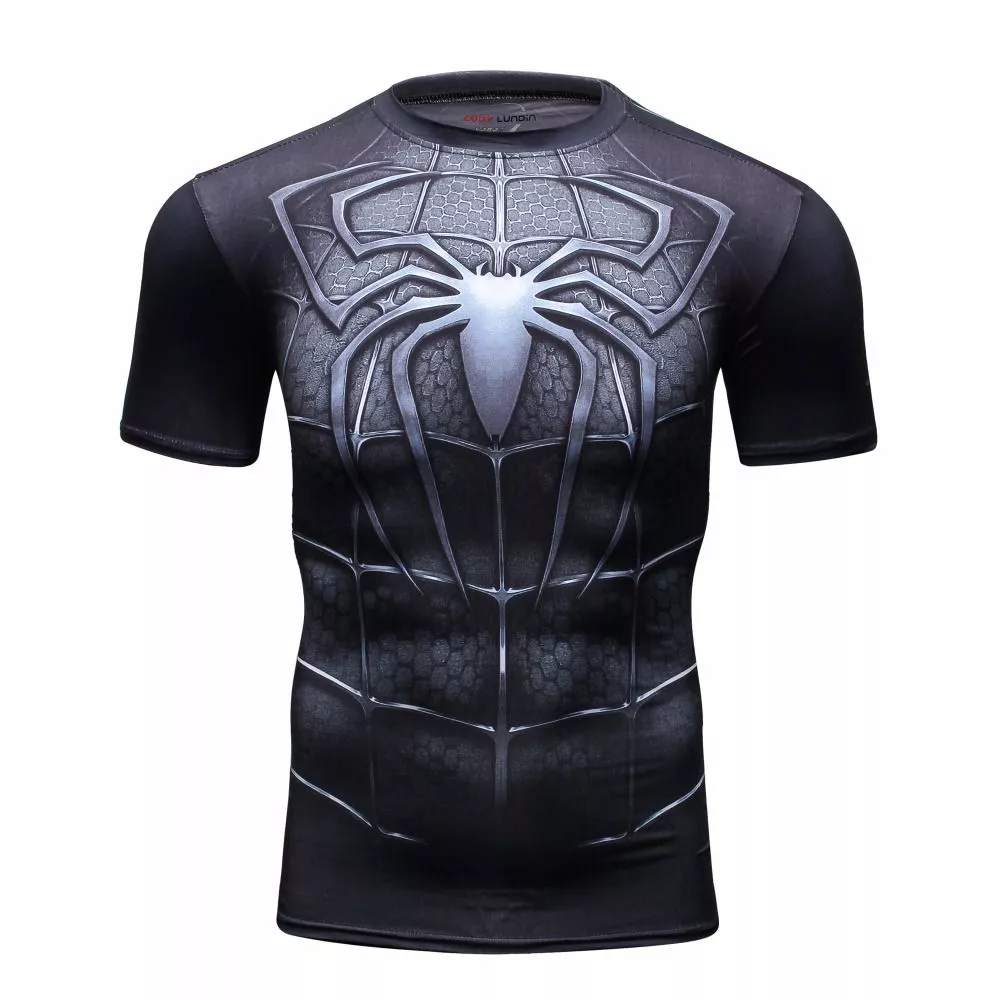 Camiseta Marvel Spider-Man Black Estampa 3D