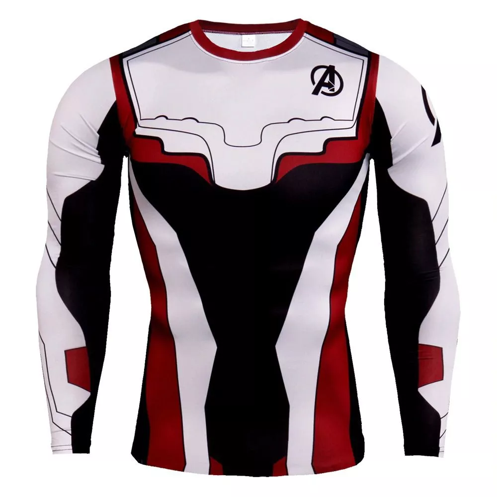 camiseta marvel uniforme vingadores avengers endgame ultimato uniforme viagem tempo Jaqueta Blusa Frio Capitã Marvel Uniforme Vingadores Avengers #3 Moletom