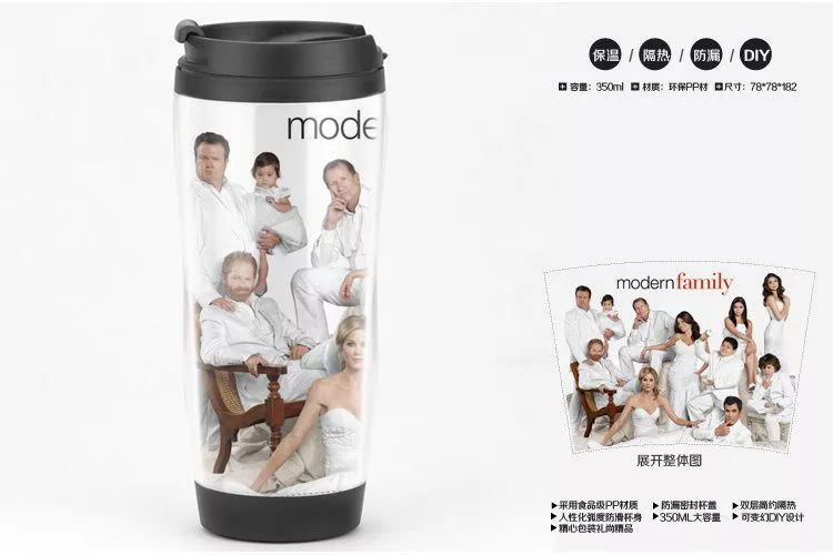 caneca abc modern family Mochila Pasta Bolsa Fast Food Lanche