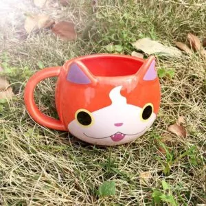 caneca copo para cafe anime pokemon laranja Caneca Copo Tampa Bonito Do Gato 2