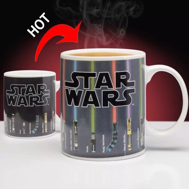 caneca copo star wars muda de cor com calor Colar Stranger Things colares letra executar alfabeto luz monstro pingentes para mulheres homens cosplay jóias de filme de natal