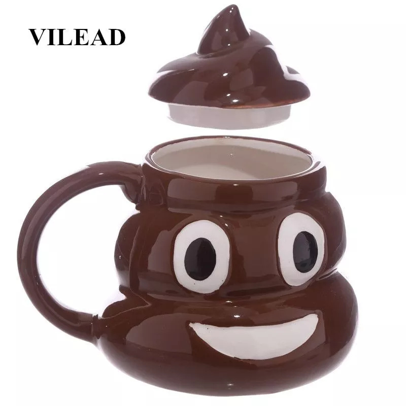 caneca emoji coco engracado ceramica 3d poo caneca dos desenhos animados sorriso Caneca Emoji Cocô engraçado cerâmica 3d poo caneca dos desenhos animados sorriso café leite cocô caneca copo de água com tampa handgrip copo de chá escritório drinkware