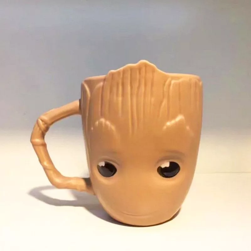 Caneca Groot Guardians Galaxy Guardiões da Galáxia 2 Endgame Ultimato Infinity War Guerra Infinita Marvel Vingadores Avengers