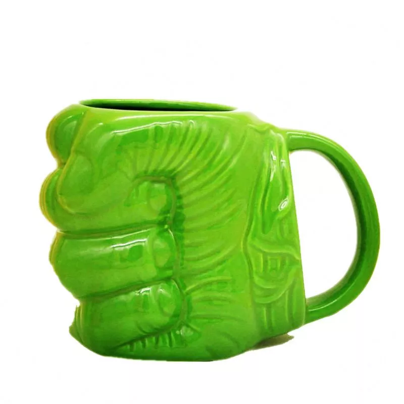 Caneca Hulk Punho Endgame Ultimato Infinity War Guerra Infinita Marvel Vingadores Avengers