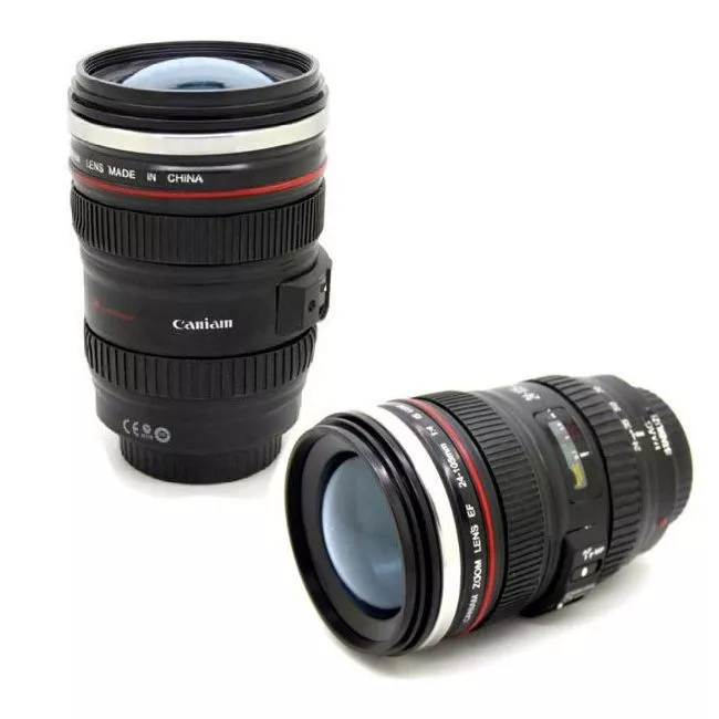 Caneca  Lente De Camera Preta  #002