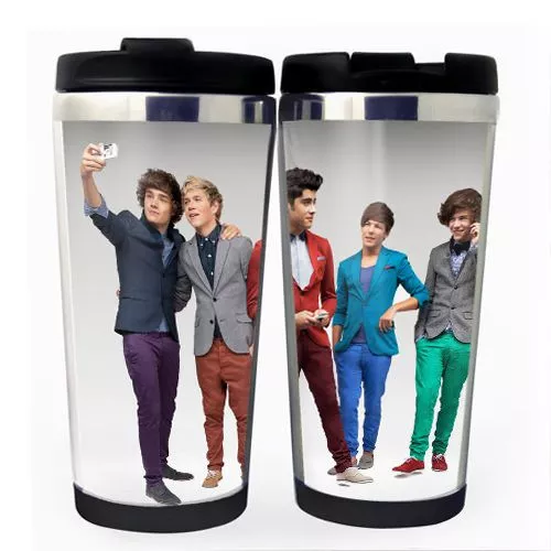 caneca one direction 1d 01 Nova caneca de café copo aquecedor para casa escritório leite chá água almofada de aquecimento 2 constante-temperaturas opcional auto-fora melhor ideia de presente