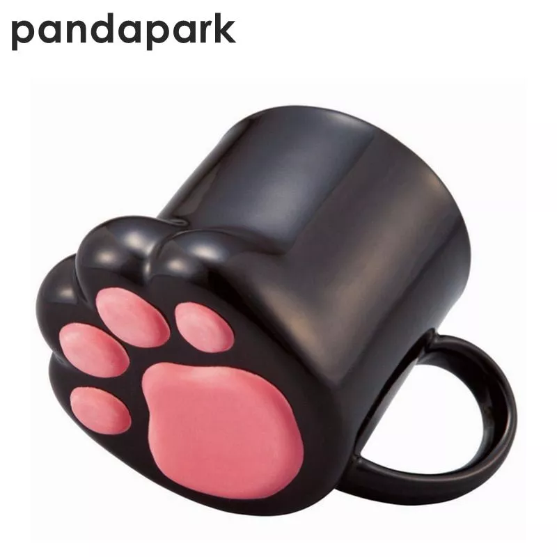 caneca pata de gato pandapark bonito criativo gato patas ceramica personalidade Novo jogo de jóias 3 templar colar forma de liga pingente de couro figura de corrente feminina moda masculina jóias