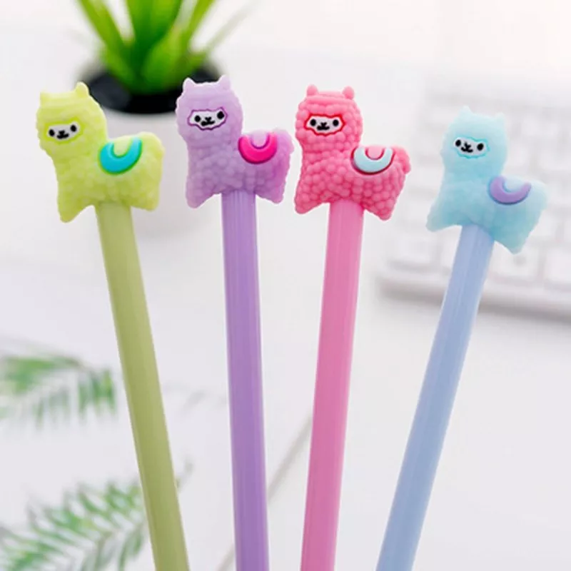 caneta lhama ovelha cute varias cores Bonito Animal De Pelúcia Sorridente Marrom Ovelha De Pelúcia Beanie Macio Capa Chapéu Adulto Das Mulheres Mornas do Inverno Dos Miúdos Das Crianças Meninas Traje Cosplay