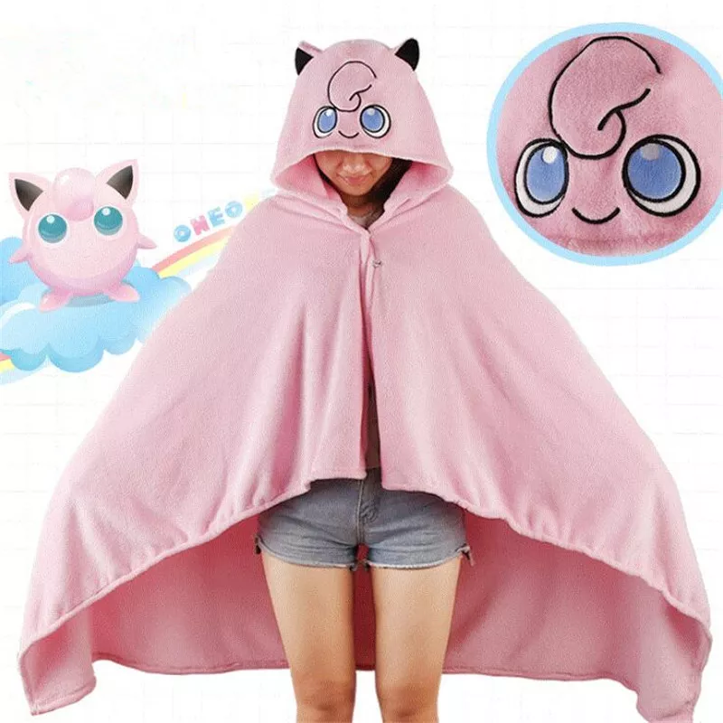 capa pokemon anime jigglypuff manto cosplay trajes dratini mew flanela manto Touca Marshmello Chapéu de malha para o inverno chapéus de esqui da moda dos beanies do hip hop unissex