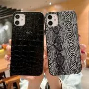 Capinha capa case telefone Caixa do telefone para samsung m 30s m31 31s m62 f62 m51 m30 40 60s couro da pele de cobra do plutônio caso à prova de choque fino