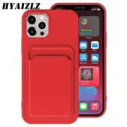 Capinha carteira case telefone iphone 12 pro max mini se 2020 11 xs x xr 6 7 8 plus tpu carteira macia capa traseira à prova de choque coque novo