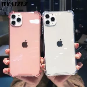 capinha celular case a prova de choque transparente para iphone 12 mini 11 pro max xs Suporte Anel Dedo Para Celular Cerâmica Strong