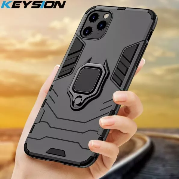 capinha celular case keysion caso armadura a prova de choque para iphone 11 pro 11 Capinha celular case Keysion caso armadura à prova de choque para iphone 11 pro 11 pro max telefone volta capa para apple iphone 11 se 2020 xs max 5 6s 7 8 plus xr