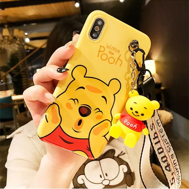 capinha p celular pooh cordao chaveiro case capa smartphone iphone Capinha P/ Celular Sully Mike Monstros S.A. Porta Cartões Case Capa Smartphone iPhone