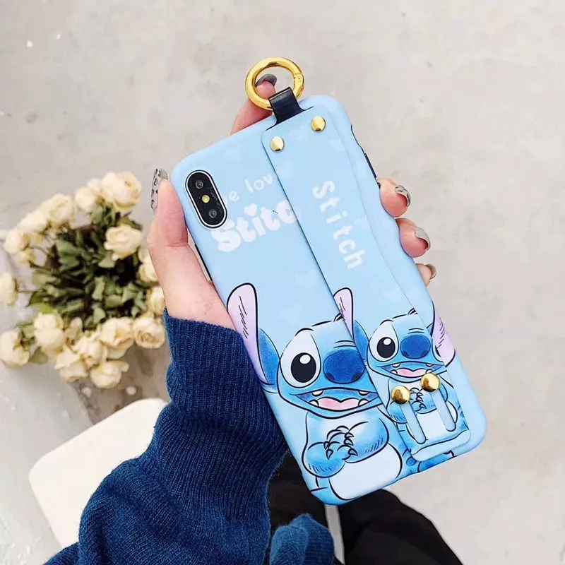 capinha p celular stitch apoio pegador suporte case capa smartphone iphone Protetor P/ Cabo Usb Celular Goku Dagon Ball