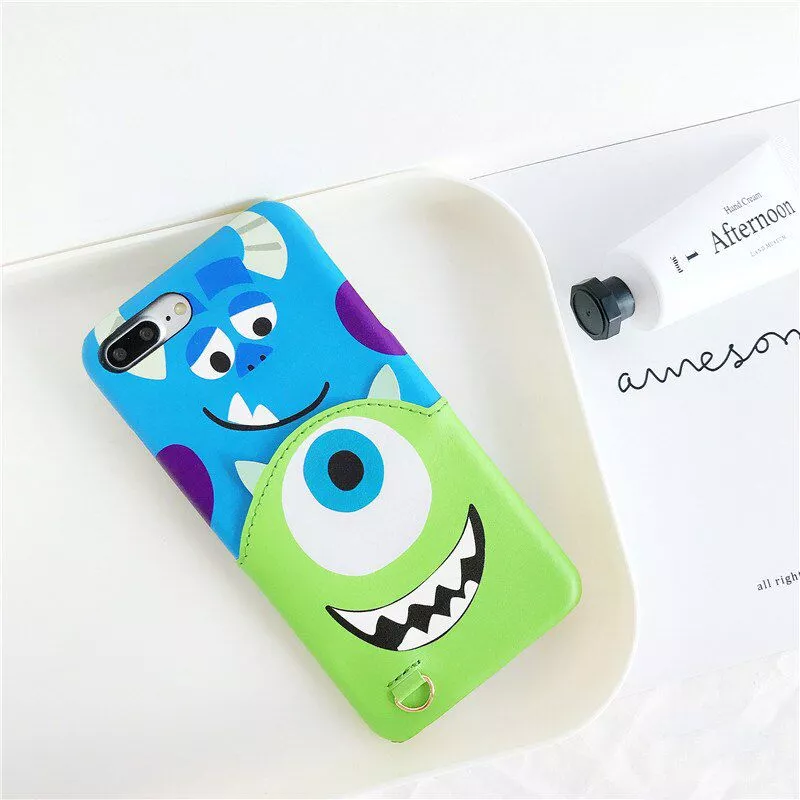 capinha p celular sully mike monstros s.a. porta cartoes case capa smartphone iphone Capinha p/ Celular Mike Monstros S.A. Chifres Popout Case Capa Smartphone iPhone