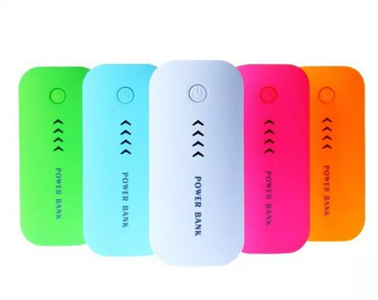 carregador portatil 5600mah bateria externa usb diversas cores Mochila Pasta Bolsa Fast Food Lanche