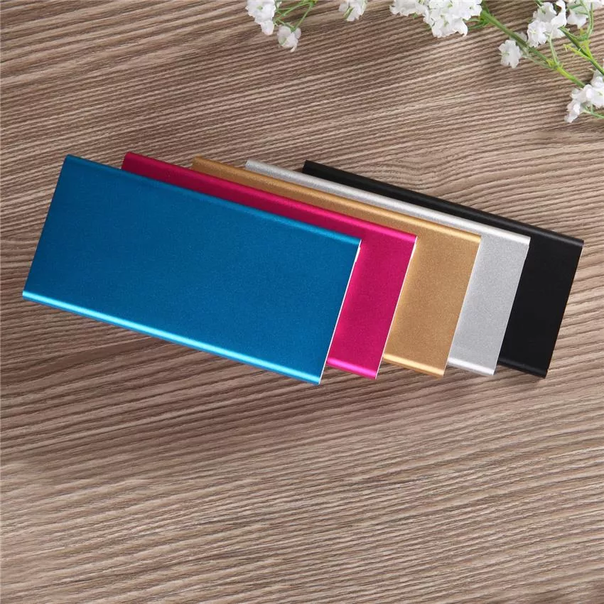 carregador portatil 6000mah para celular usb diversas cores Brinco Soco Inglês Diversas Cores