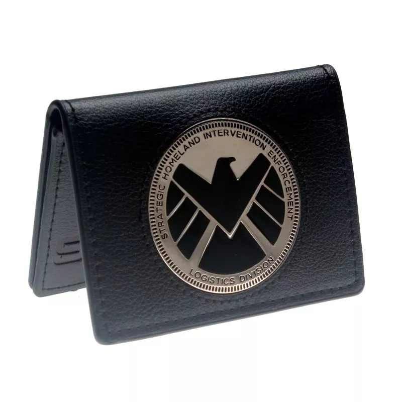 carteira agentes da s.h.i.e.l.d. carteira de cracha phil coulson dft 1270 Carteira Overwatch debossed BI-FOLD carteira DFT-2186