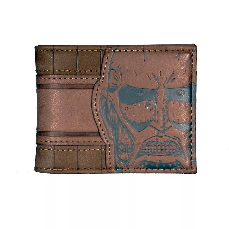Carteira Attack on titan anime moda de alta qualidade carteiras masculinas designer nova bolsa feminina dft2266