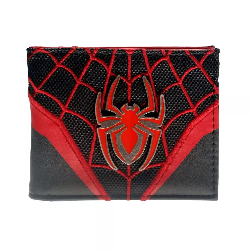 carteira avengers endgame bi fold carteira homem aranha bolsa dft 3142 Carteira Capitão América Captain america black metal emblema bi-fold carteira DFT-1413