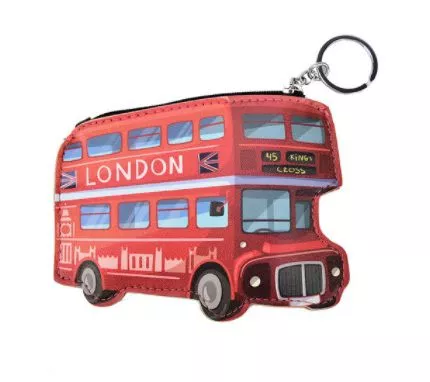 carteira bolsa case double decker london 3d Estojo Bolsa Porta Lápis Escolar London #4