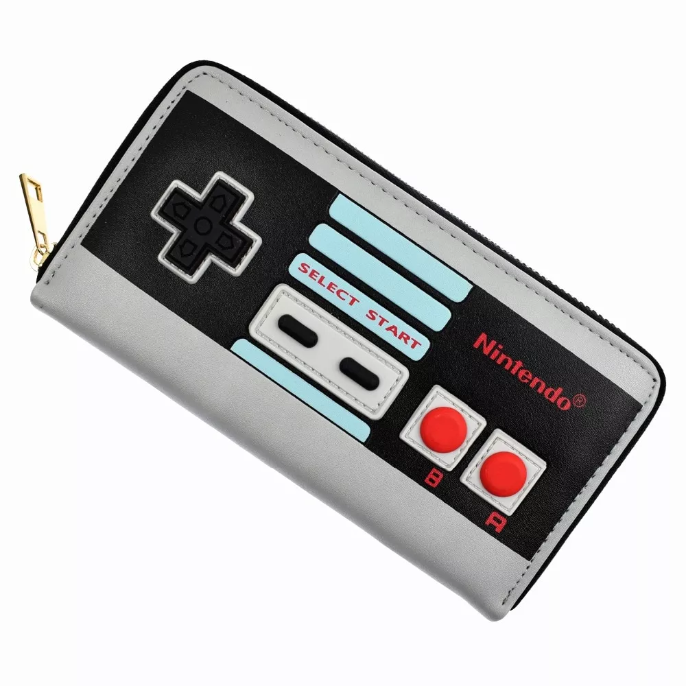 carteira bolsa jogo nintendo carteira longa 3d touch design bolsa Moda feminina bolsa de moedas sling saco de compras estilo retro saco de compras saco de compras