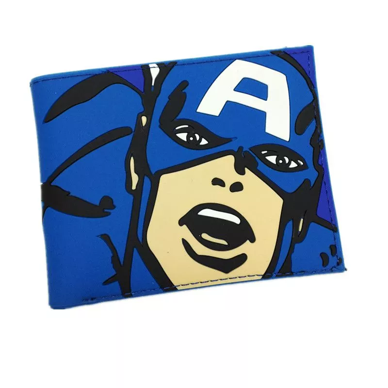 carteira capitao america classico 1 Pantufa Capitão América Dos Desenhos Animados 27 cm