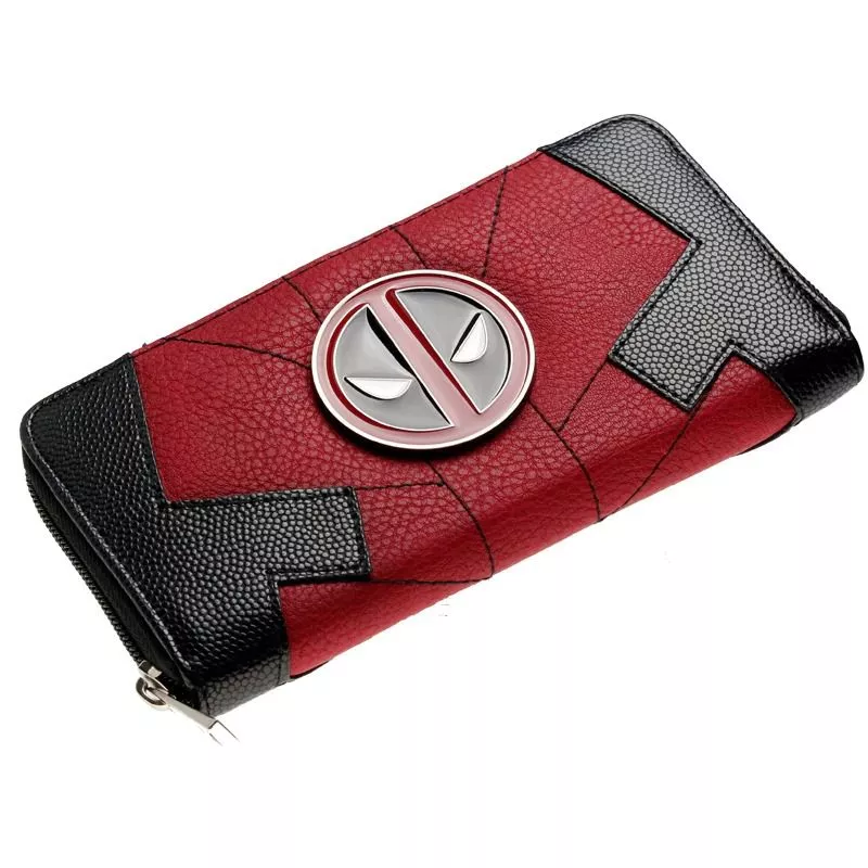 carteira deadpool uniforme emblema x men marvel dft 1991 retangular Carteira Anime Danganronpa Botão Carteira Bolsa Colorida Impresso com Monokuma