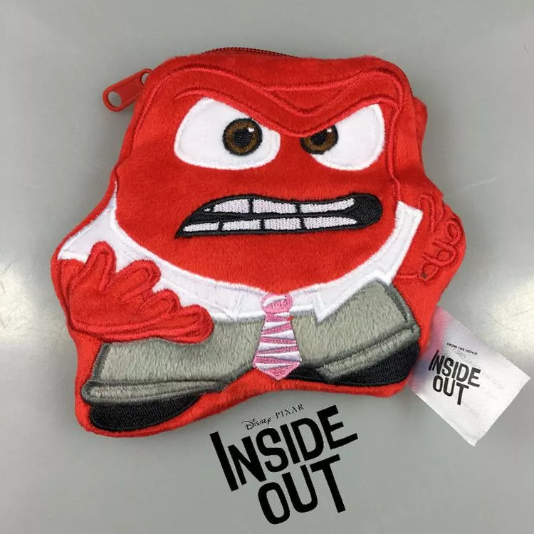 Carteira Estojo Bolsa Divertidamente Inside Out Anger Raiva 002
