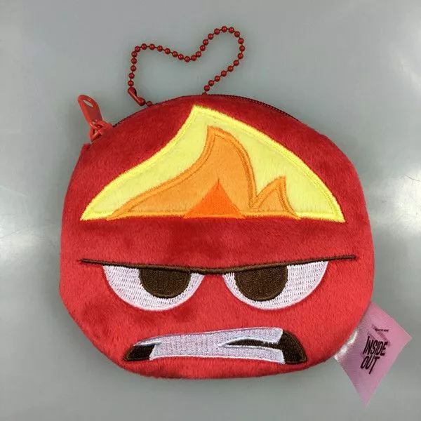 carteira estojo bolsa divertidamente inside out anger raiva Carteira Bolsa Case Porquinho