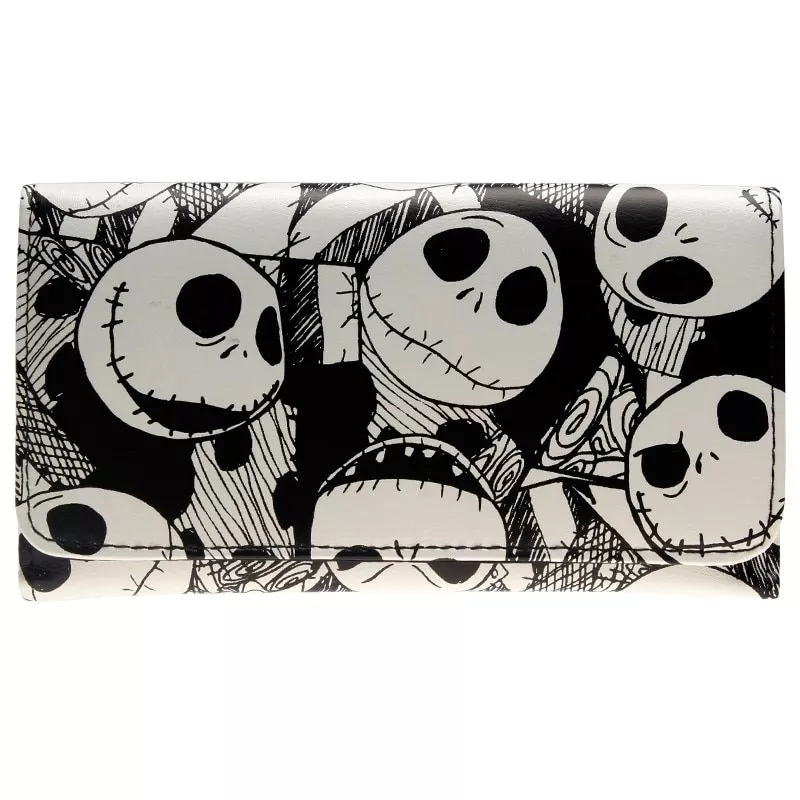 carteira jack skellington mulher bolsa o pesadelo antes do natal dft 6010 Capinha capa case telefone Caixa do telefone para samsung m 30s m31 31s m62 f62 m51 m30 40 60s couro da pele de cobra do plutônio caso à prova de choque fino