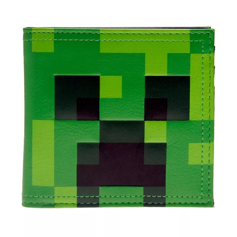 Carteira JINX Minecraft Bloco de Terra Verde DFT-2202