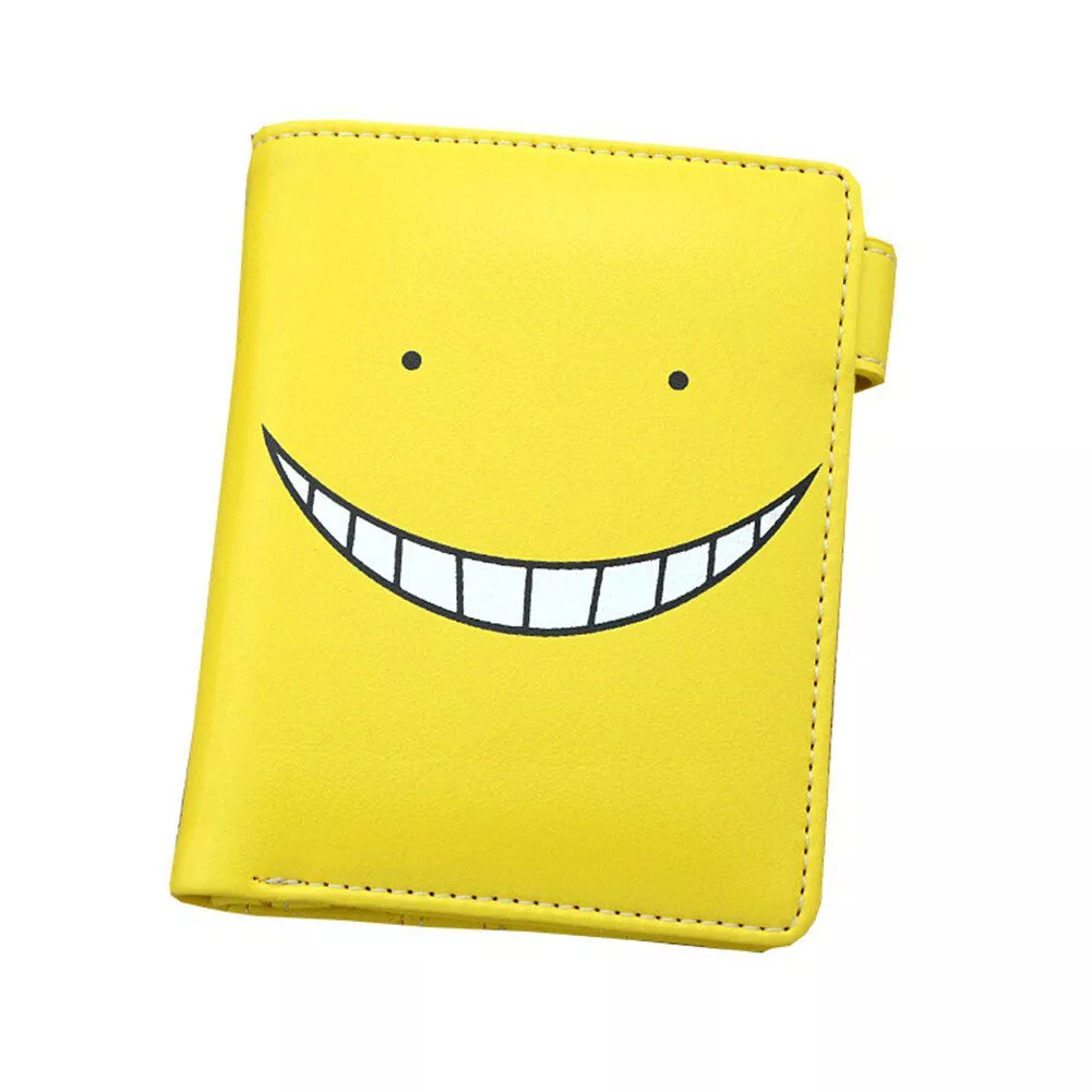 carteira koro sensei assassination classroom anime Carteira Anime Danganronpa Botão Carteira Bolsa Colorida Impresso com Monokuma