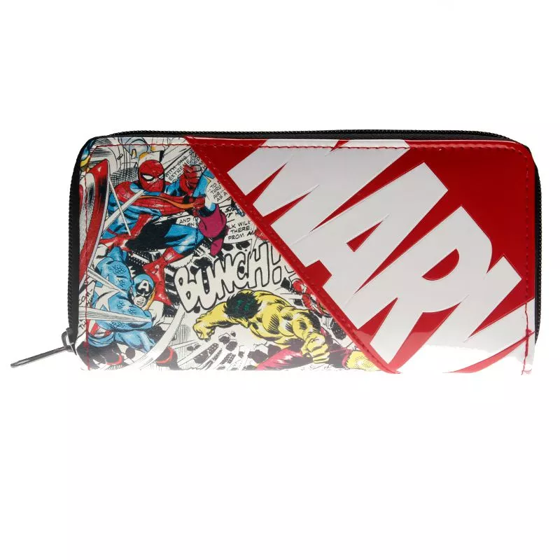 Carteira Marvel carta zip em torno de carteira bolsa DFT-1887