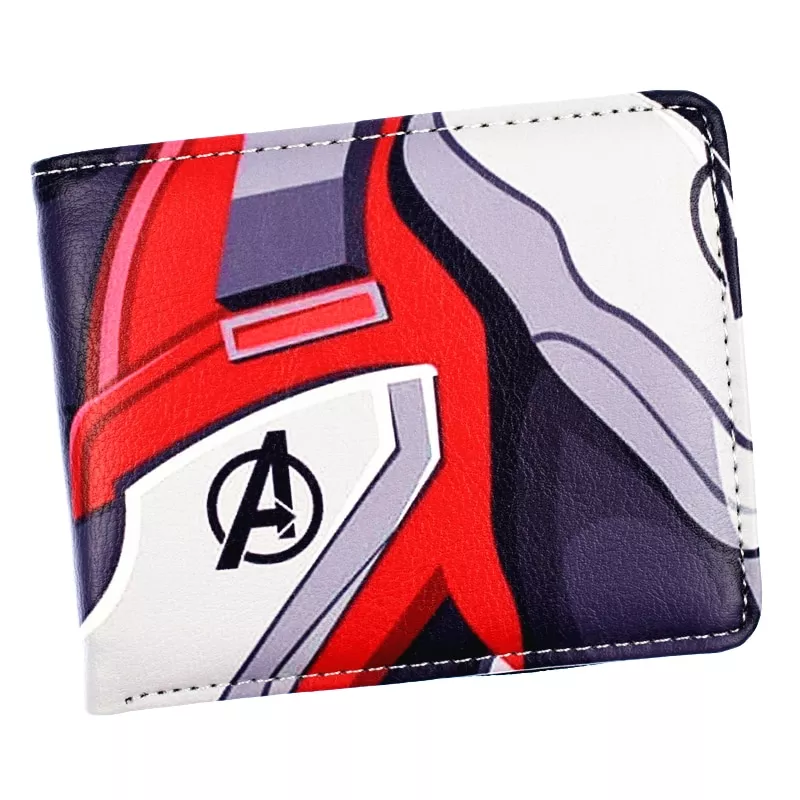 Carteira marvel vingadores endgame ultimato the avengers 4 endgame carteira de alta qualidade carteiras curtas bolsa masculina com titular do cartão bolso moeda