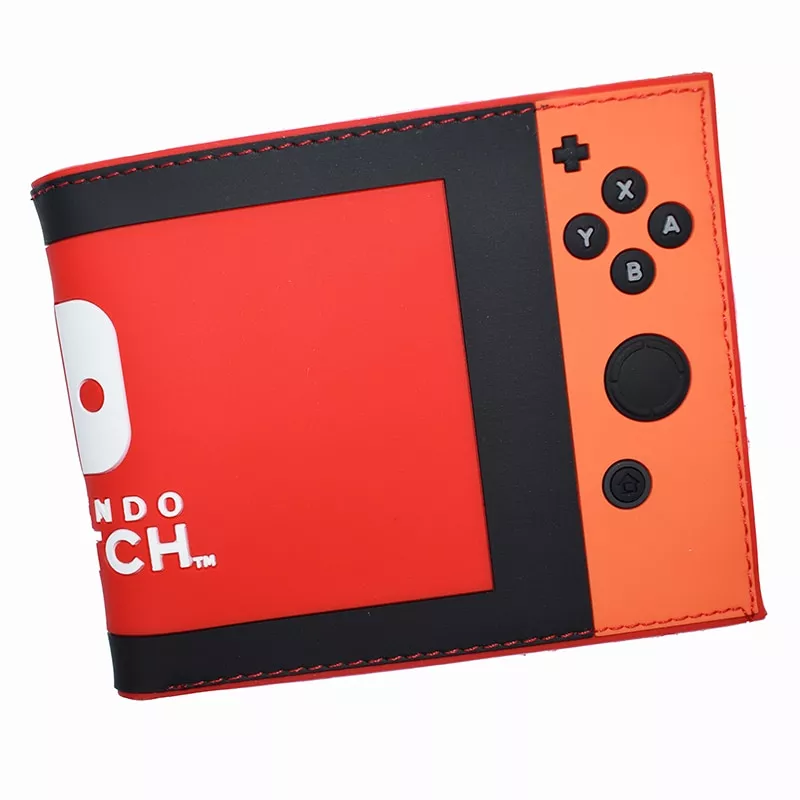 Carteira nintendo switch carteira jogo menino cor 3d design moeda bolsa frete grátis