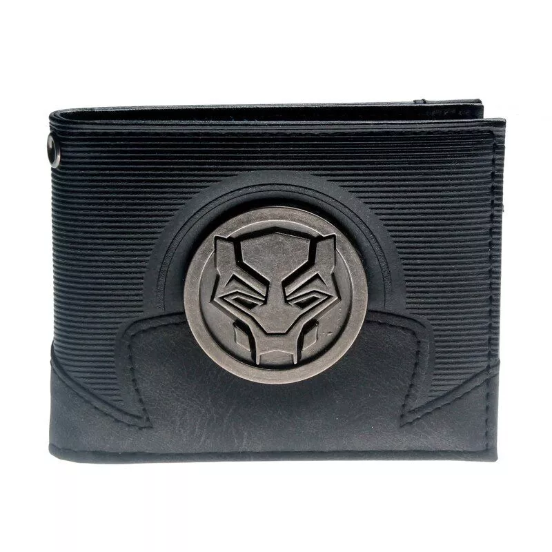 carteira pantera negra emblema vingadores avengers marvel dft 3144 Carteira Anime Danganronpa Botão Carteira Bolsa Colorida Impresso com Monokuma