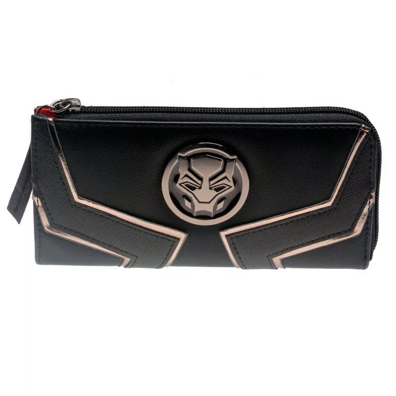 Carteira Pantera Negra zip em torno de carteira bolsa de embreagem bolsa DFT-5511