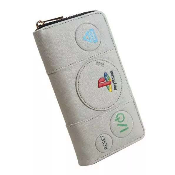 carteira playstation console masculino carteiras playstation carteira design longo Carteira Playstation console masculino carteiras playstation carteira design longo zíper embreagem multi-função bolso do telefone