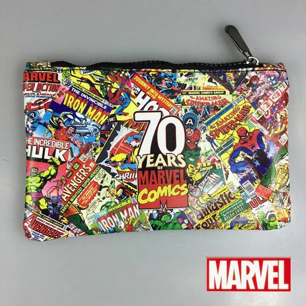 carteira super herois hq 70s marvel comics Carteira Estilo Controle Video Game Amarelo 4 Playstation