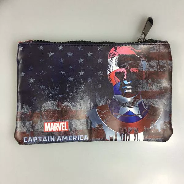 carteira super herois hq capitao america Carteira Capitão America Escudo Marvel Vingadores